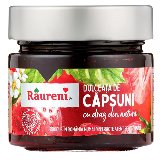 RÂURENI Dulceață de căpșuni 270 g